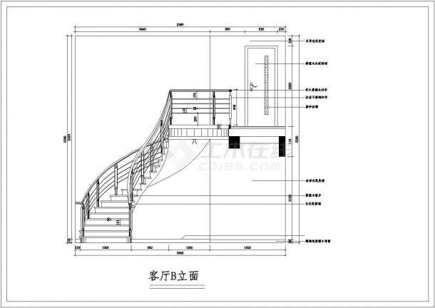 某地江南别墅室内装饰装修设计施工图_装饰工程_土木在线