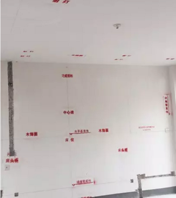 别墅大宅家装施工风景线1:360放线!